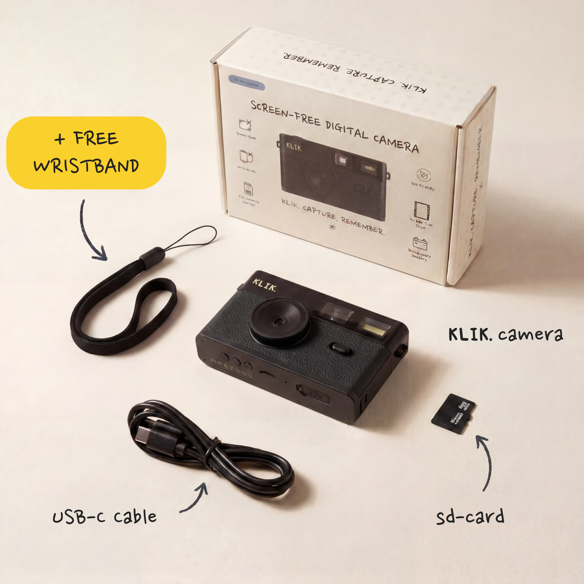 Klik™️ Screen-Free Camera