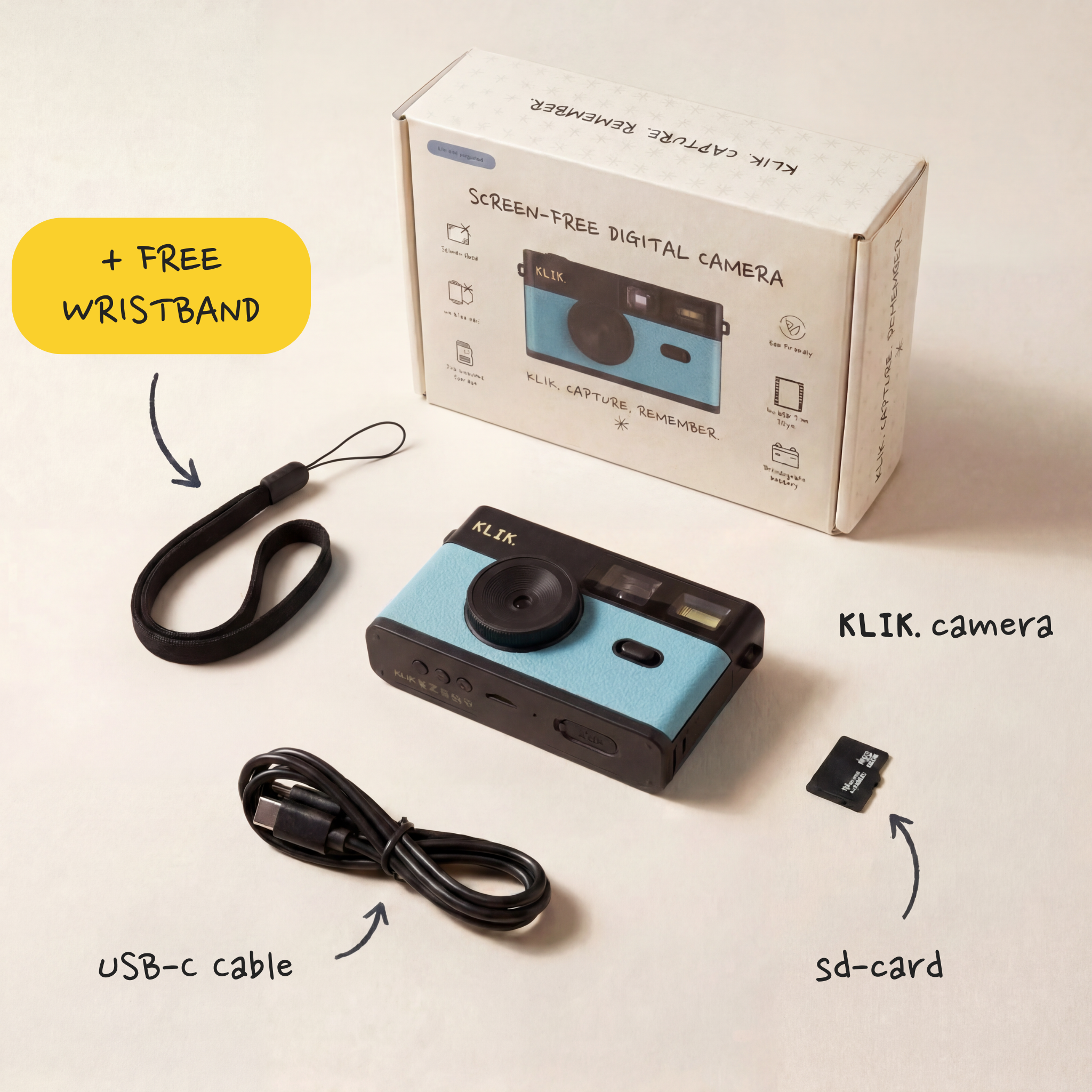 Klik™️ Screen-Free Camera