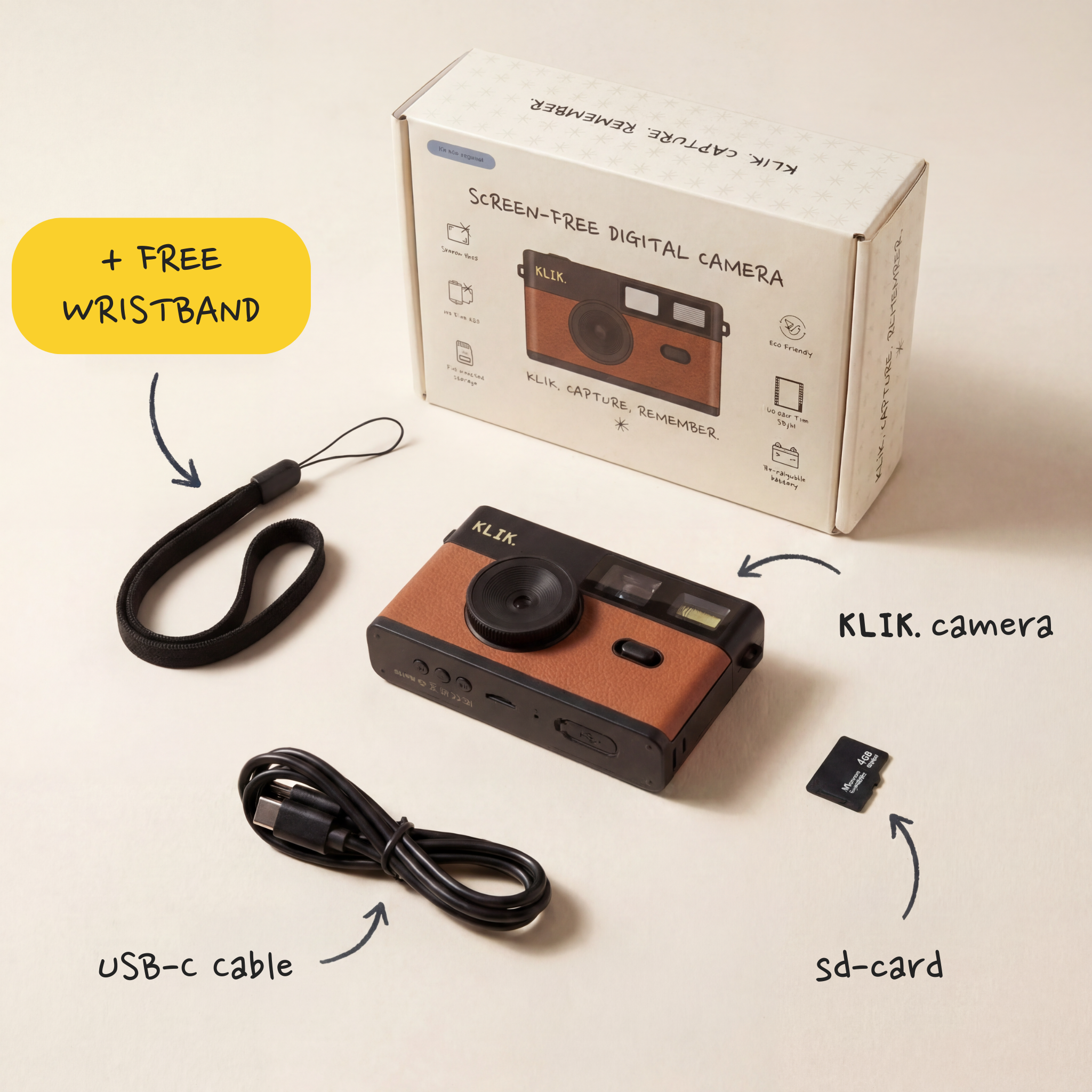 Klik™️ Screen-Free Camera