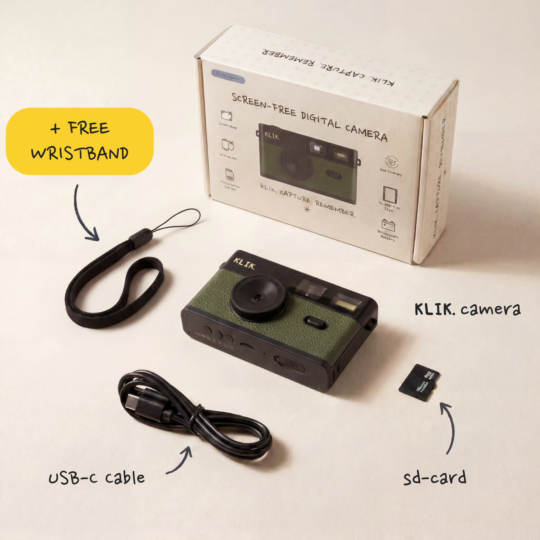 Klik™️ Screen-Free Camera