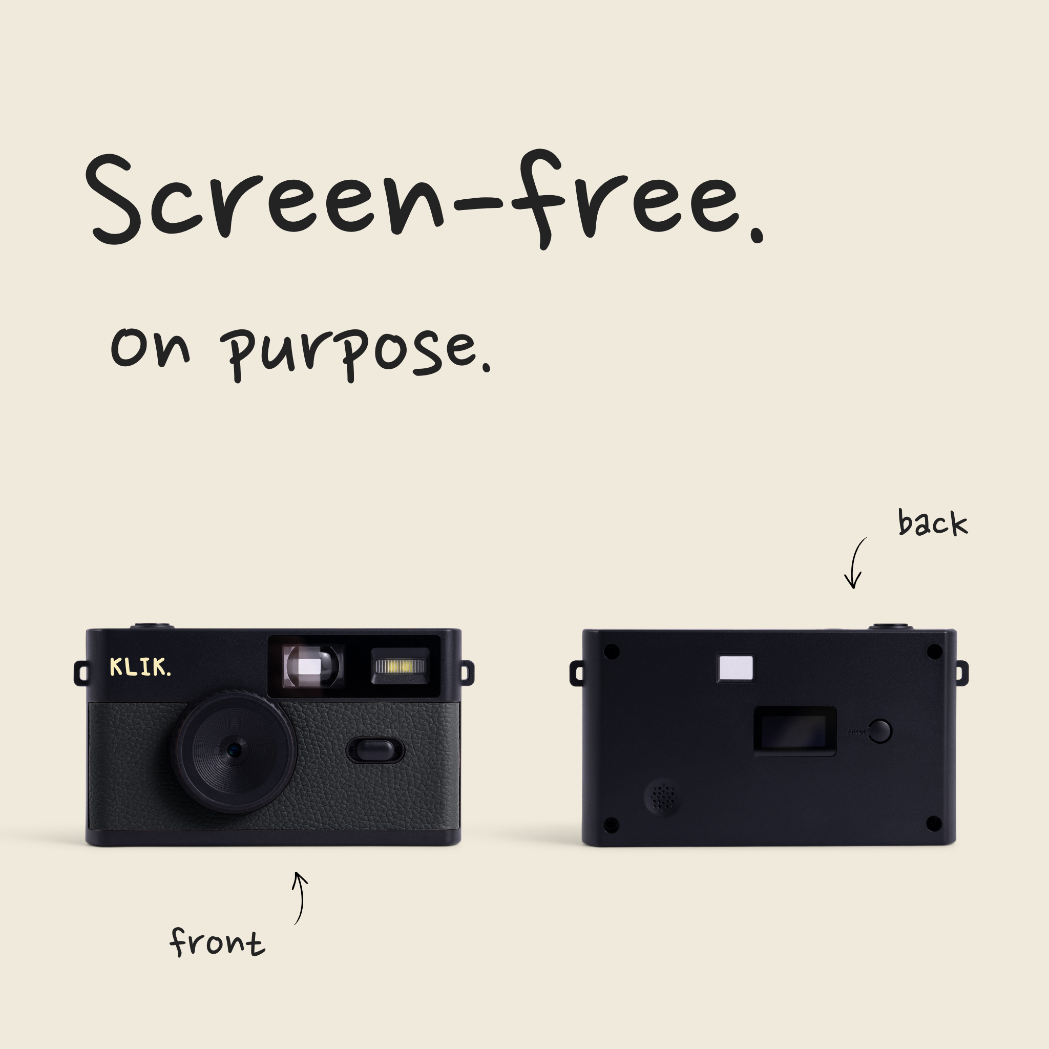 Klik™️ Screen-Free Camera