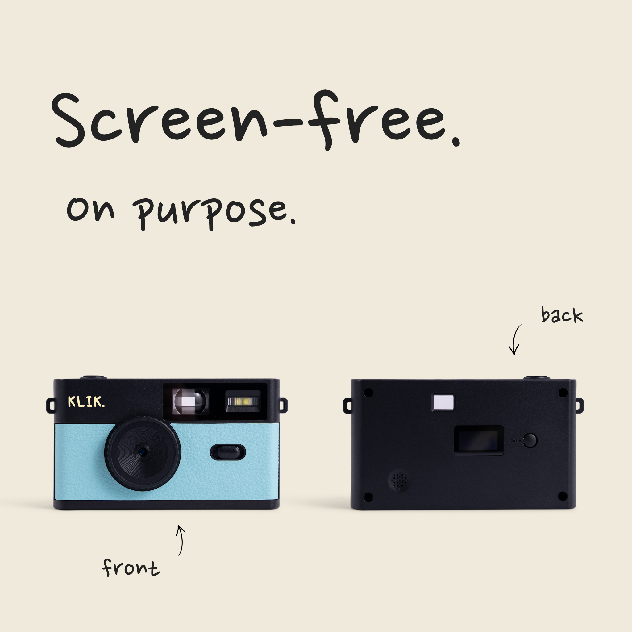 Klik™️ Screen-Free Camera